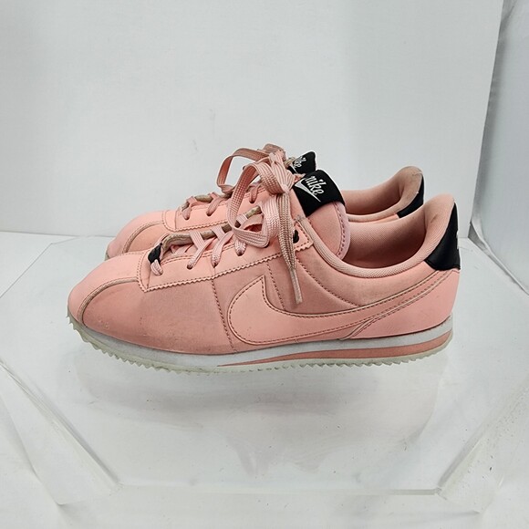 Nike Shoes - Nike Cortez Youth 7 Y/8.5 Coral Pink TXT VDAY Valentines Day AV3519-600 Sneakers